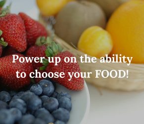 power up choose food 1